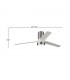 Ventilador de Techo TEO Níquel DC 24W 2950Lm 3 Aspas Blanco CCT