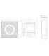 Dimmer empotrable Táctil Monocolor 12/24V 96/192W IP20