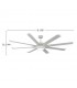 Ventilador de Techo GRADO Blanco DC 30+15W 3250+1625Lm 8 Aspas Blanco CCT