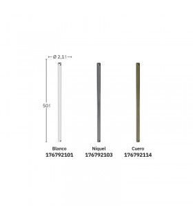 Tija De Extensión para Ventilador Blanco Ø2,1x50cm