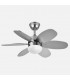 Ventilador de Techo ALVES DC Níquel 6 Aspas Rev. Haya/Plata 2xE27