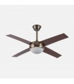 Ventilador de Techo CIRO DC Cuero 4 Aspas Nogal 2xE27