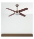 Ventilador de Techo CIRO DC Cuero 4 Aspas Nogal 2xE27