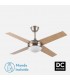 Ventilador de Techo CIRO DC Níquel 4 Aspas Rev. Plata/Haya 2xE27