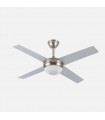 Ventilador de Techo CIRO DC Níquel 4 Aspas Rev. Plata/Haya 2xE27
