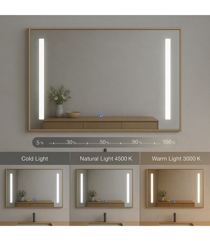 Espejo Para Baño LED ARENAS 12W 485Lm CCT