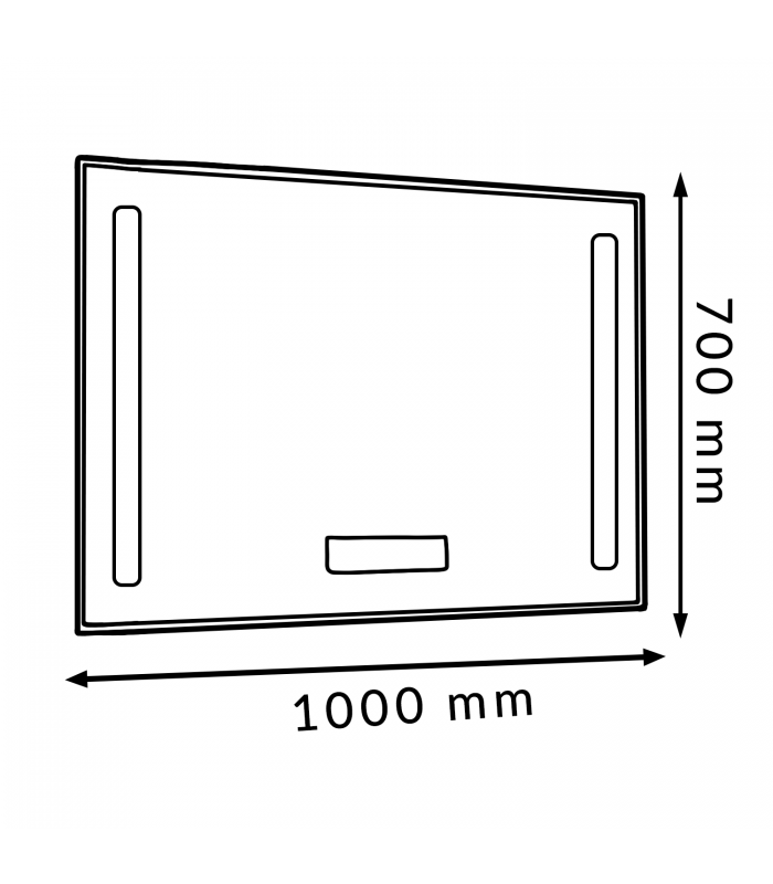 Espejo Para Baño LED ARENAS 12W 485Lm CCT