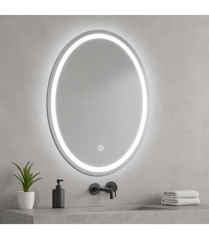 Espejo Para Baño Led OVALADO 15W CCT