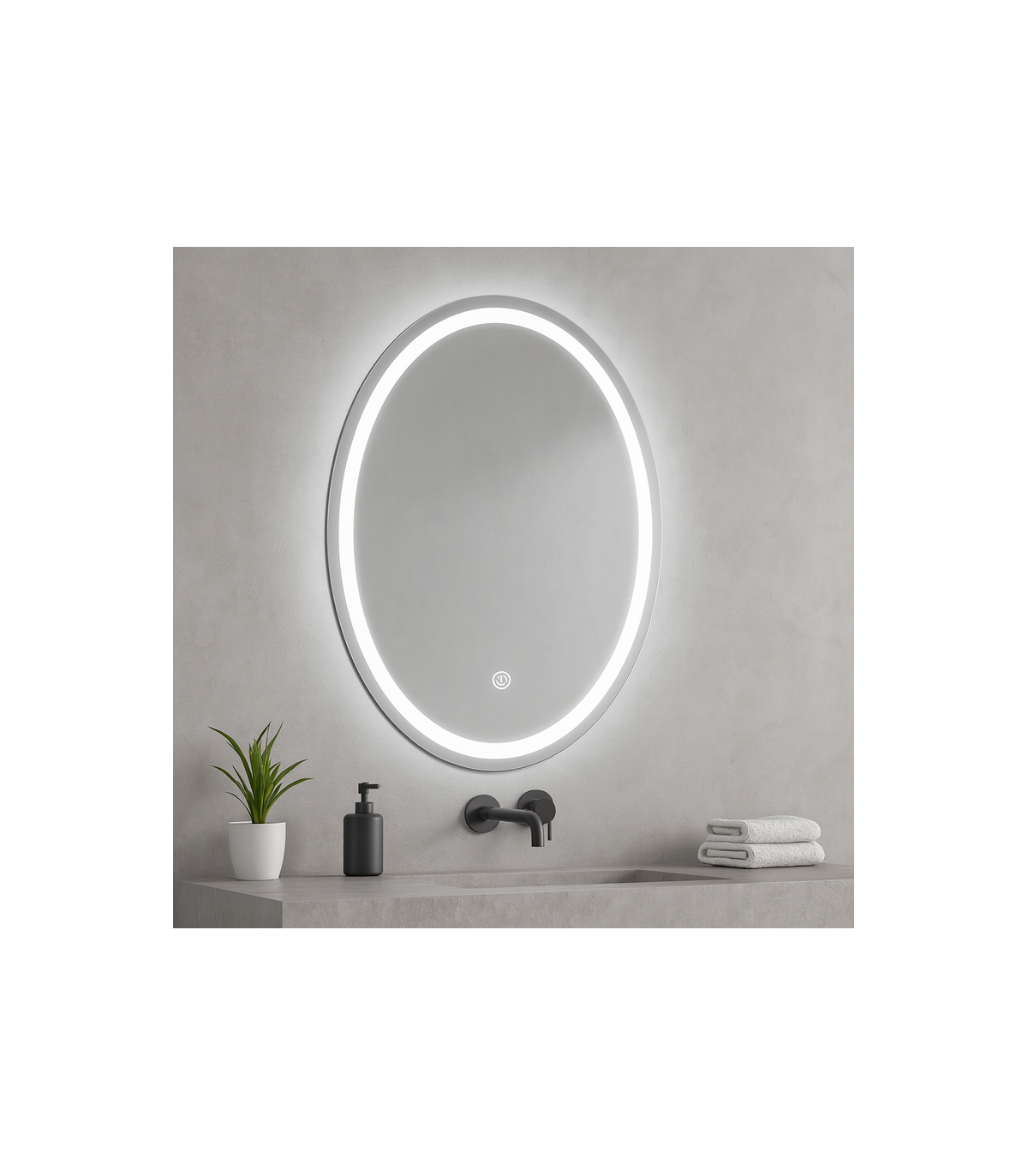 Espejo Para Baño Led OVALADO 15W CCT