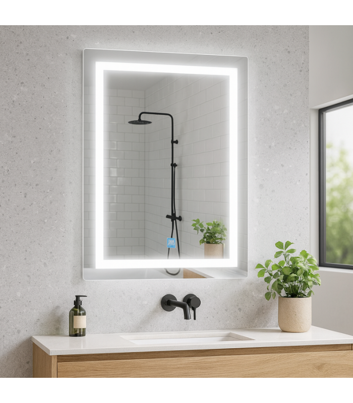 Espejo Para Baño Led RECTANGULAR 15W CCT