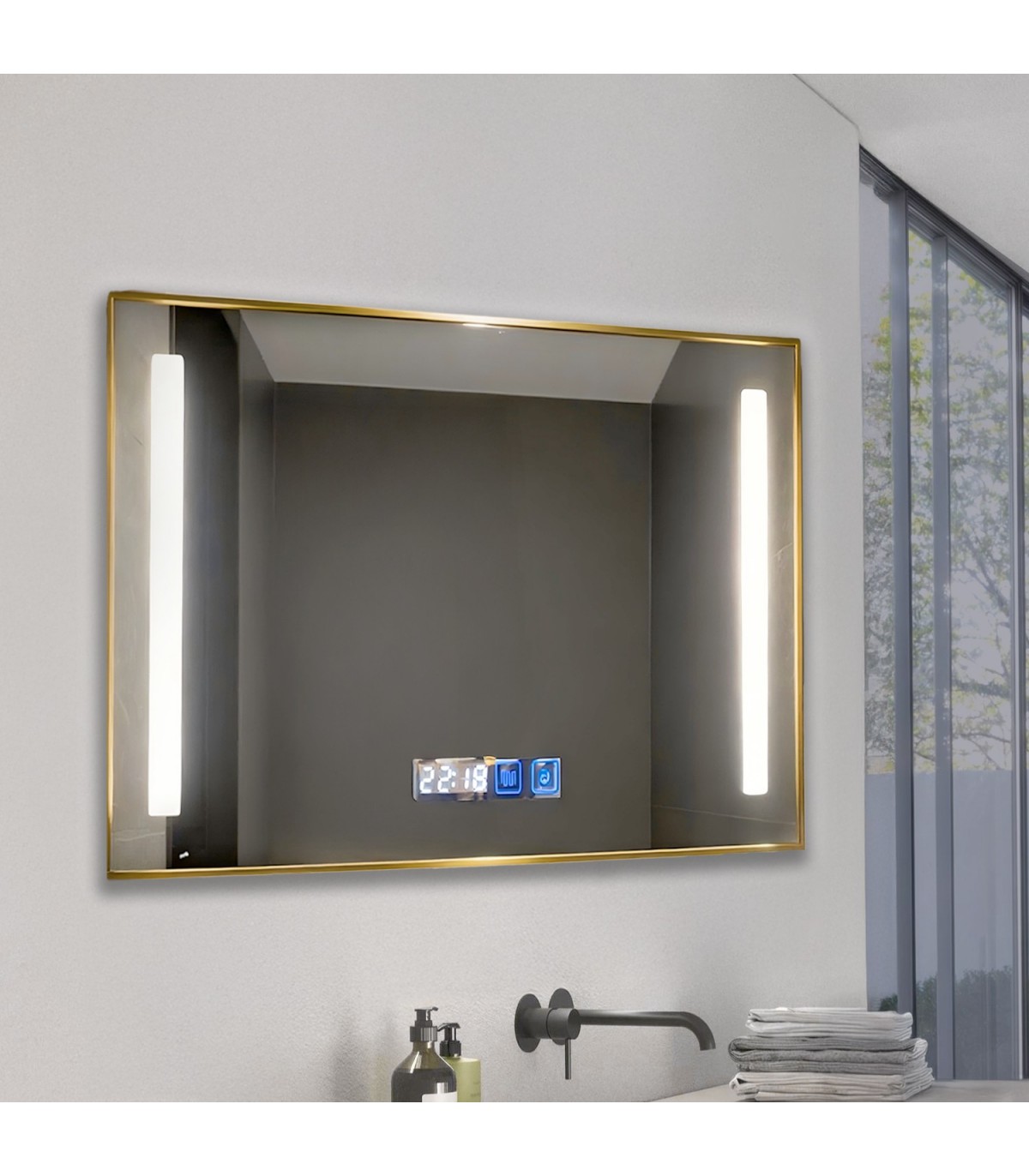 Espejo Para Baño LED TOLOX Antivaho 12W 485Lm CCT