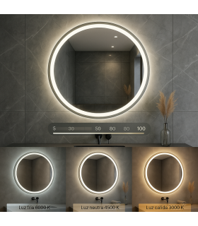 Espejo Para Baño LED NERJA 15W 606Lm CCT