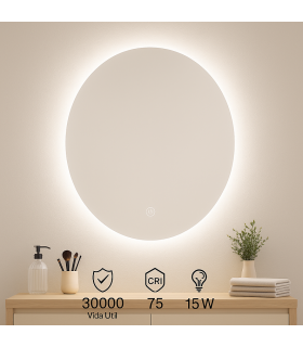Espejo Para Baño LED ROCIO 15W 606Lm CCT