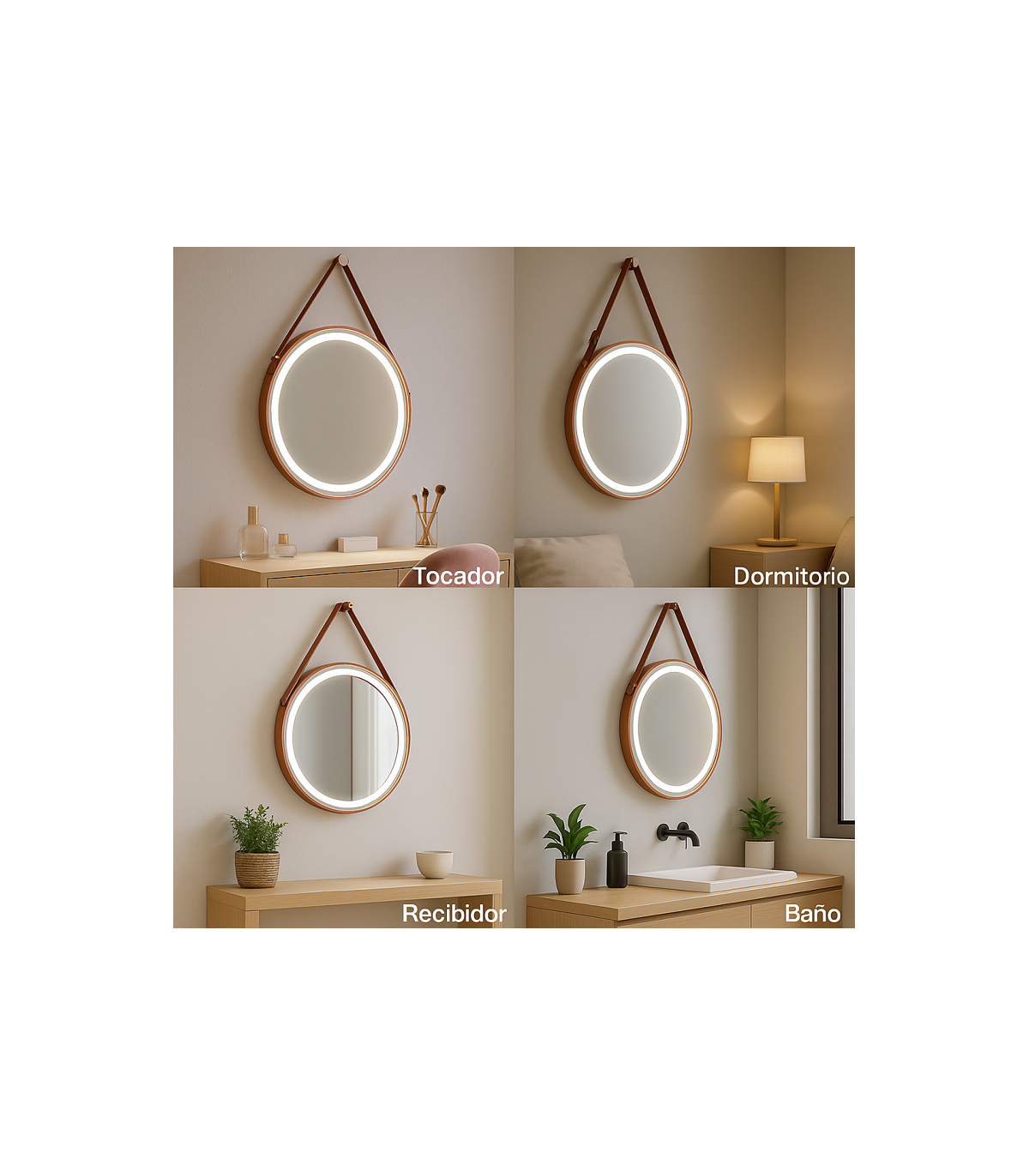 Espejo Para Baño LED SALARES 15W 646Lm CCT