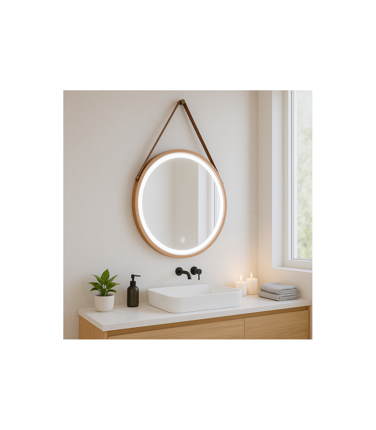 Espejo Para Baño LED SALARES 15W 646Lm CCT