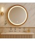 Espejo Para Baño LED WOOD ROUND 15W 606Lm CCT