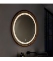 Espejo Para Baño LED WOOD ROUND 15W 606Lm CCT