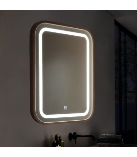 Espejo Para Baño LED WOOD SQUARE 20W 880Lm CCT
