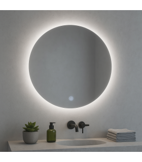 Espejo Para Baño LED RONDA 15W 880Lm CCT