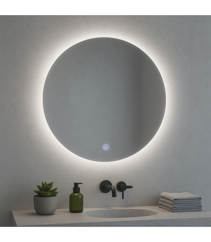Espejo Para Baño LED RONDA 15W 880Lm CCT
