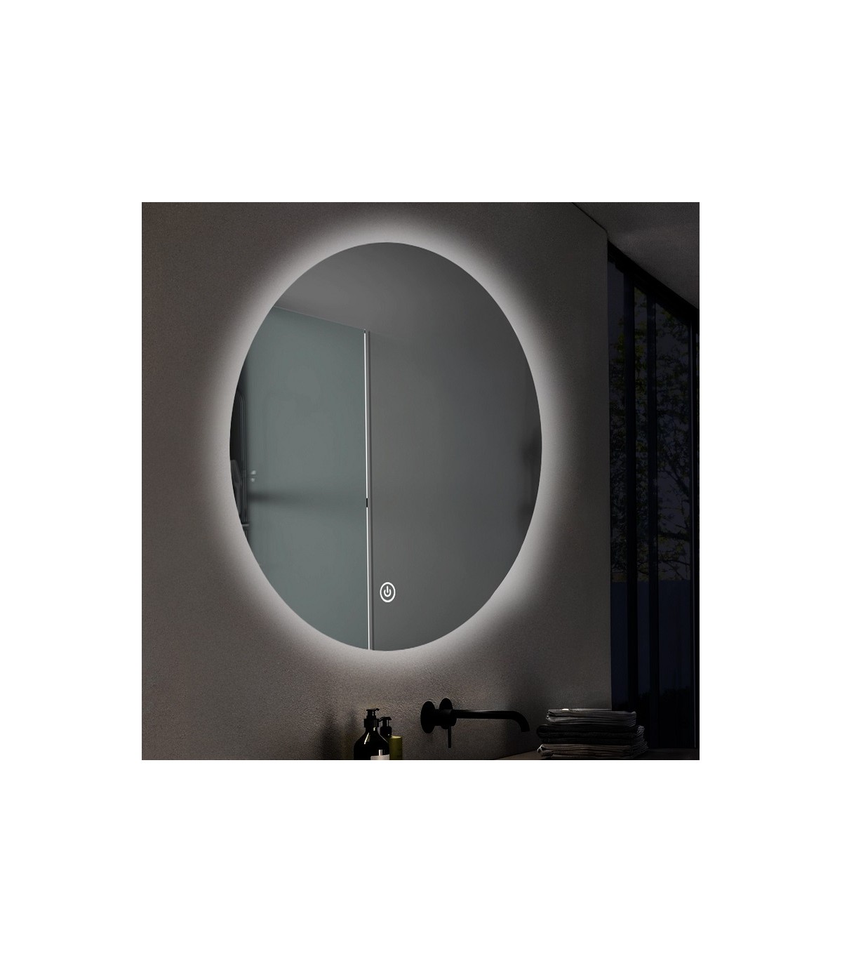 Espejo Para Baño LED RONDA 15W 880Lm CCT