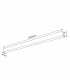 Barra Lineal TRUNK 20W 2400Lm 60CM UGR19 CCT
