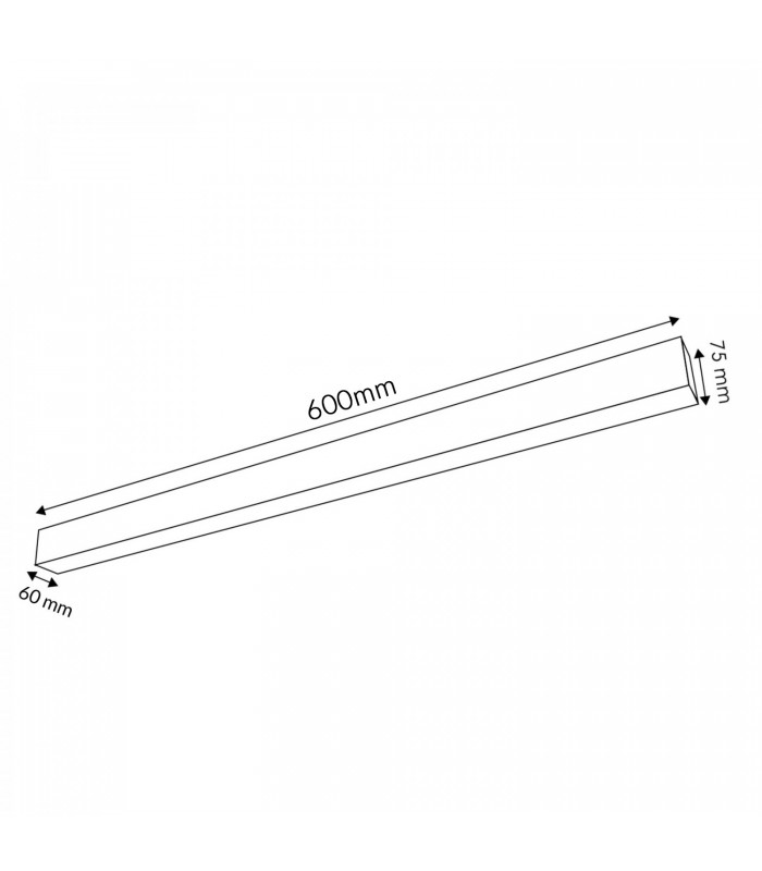 Barra Lineal TRUNK 20W 2400Lm 60CM UGR19 CCT