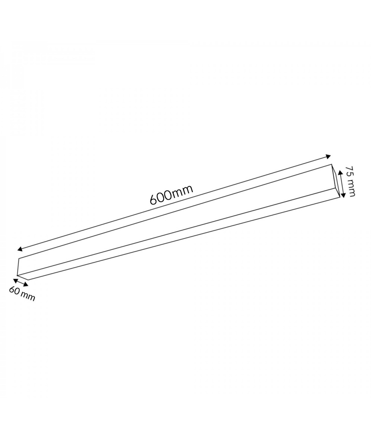 Barra Lineal TRUNK 20W 2400Lm 60CM UGR19 CCT