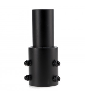 Brazo adaptador para farola Negro de Ø78mm a Ø58mm