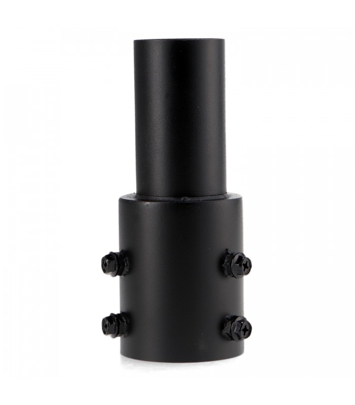 Brazo adaptador para farola Negro de Ø78mm a Ø58mm