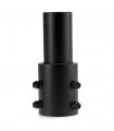 Brazo adaptador para farola Negro de Ø78mm a Ø58mm