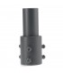 Brazo adaptador para farola Gris de Ø78mm a Ø58mm