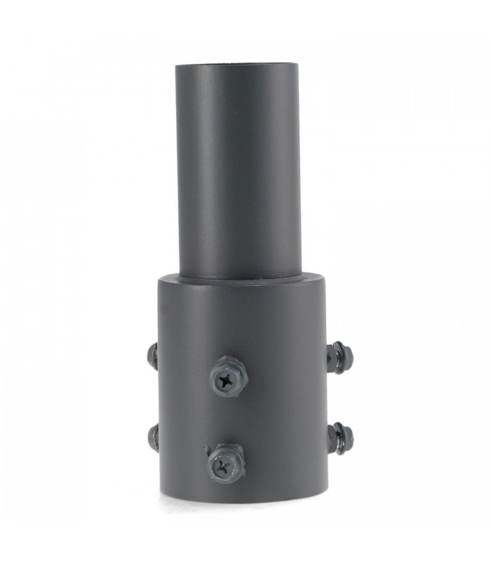 Brazo adaptador para farola Gris de Ø78mm a Ø58mm