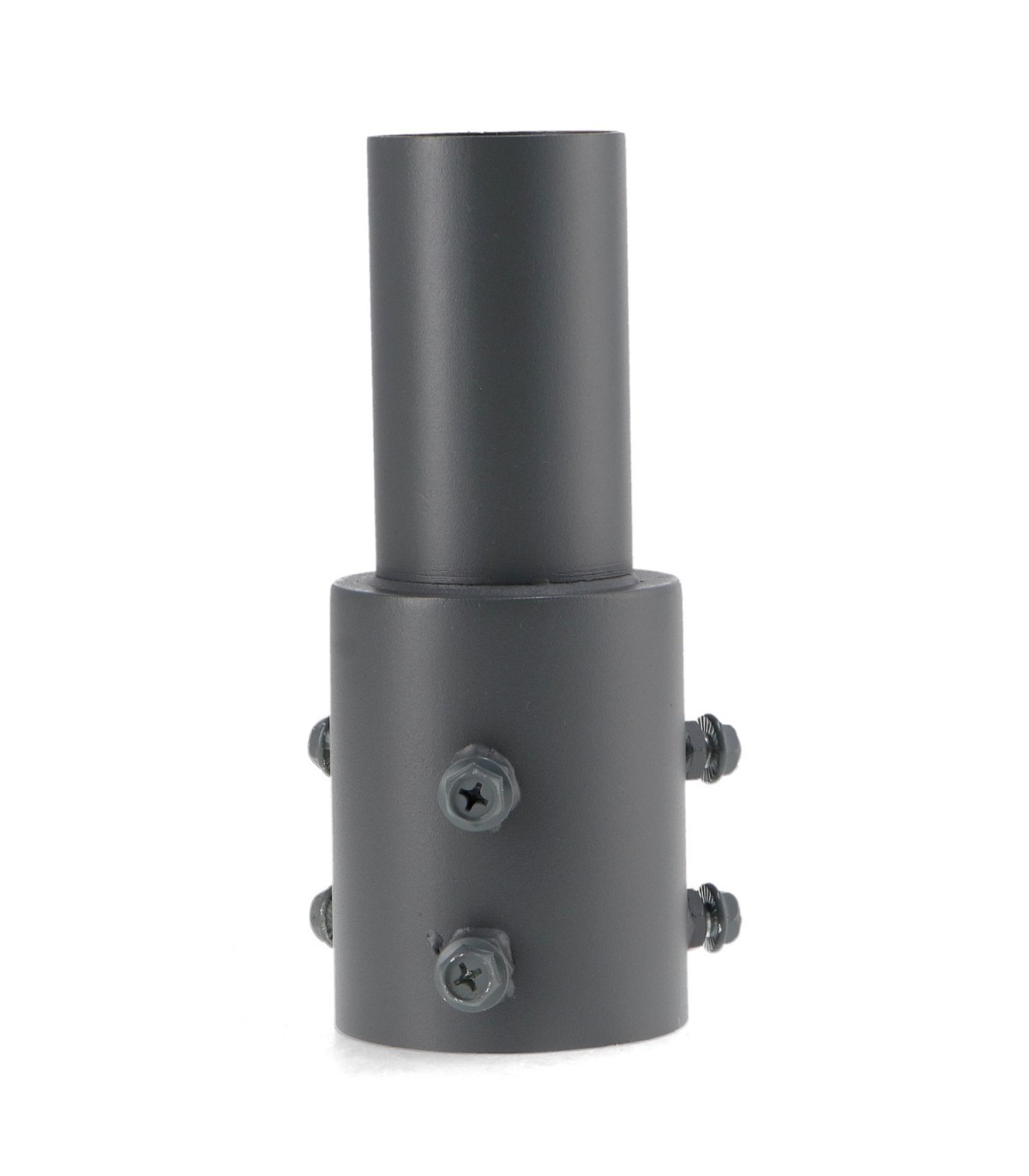 Brazo adaptador para farola Gris de Ø78mm a Ø58mm