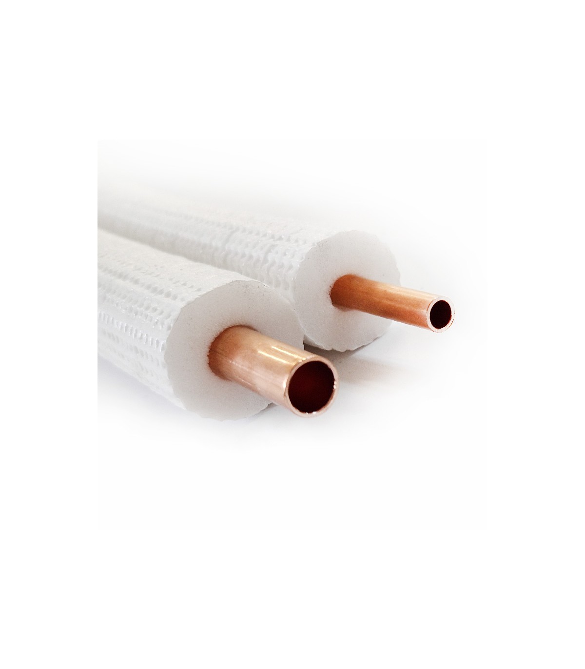 Rollo de tubo Cobre Aislado Doble 1/4 + 1/2 (20m)