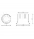 Downlight LED UGR19 30W 2400Lm 90º IP20 Luxstar