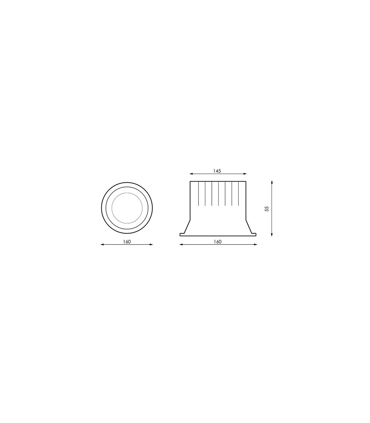 Downlight LED UGR19 30W 2400Lm 90º IP20 Luxstar
