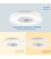Ventilador VERA DC 42W 2460Lm 4 Aspas Blanco CCT
