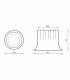 Downlight LED UGR19 50W 4.000Lm 90º IP20 Luxstar