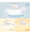 Ventilador de Techo WHITE MUSHROOM DC 24W 1800Lm 4 Aspas CCT