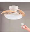 Ventilador de Techo WOOD MUSHROOM DC 24W 1800Lm 4 Aspas CCT