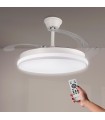 Ventilador WHITE CAMI DC 40W 2448Lm 4 Aspas CCT