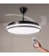 Ventilador BLACK CAMI DC 40W 2448Lm 4 Aspas CCT