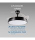 Ventilador BLACK RAIL DC 43W 3000Lm 4 Aspas CCT