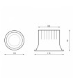 Downlight LED Luxtar 15W 1650Lm 90º IP20 CCT