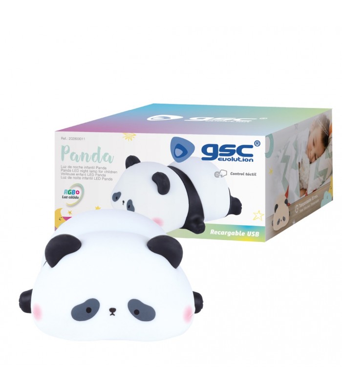 Luz De Noche Recargable PANDA 1W