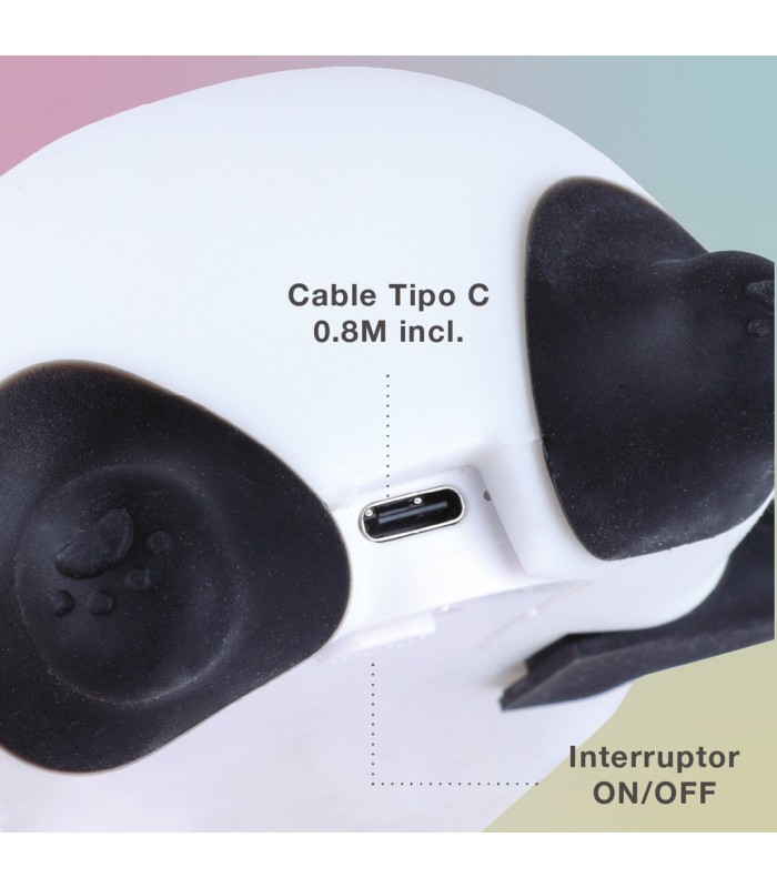Luz De Noche Recargable PANDA 1W