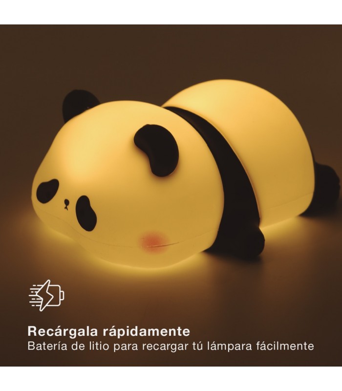 Luz De Noche Recargable PANDA 1W