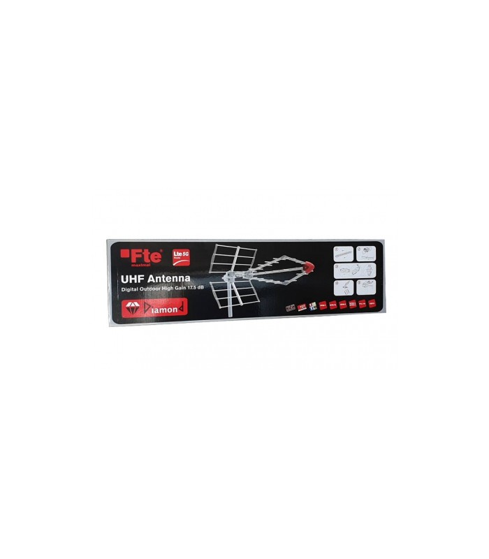Antena DIAMOND UHF 17,5dB Con Filtro 5G Lte2