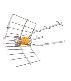 Antena ELLIPSE UHF 38dB 5G Lte700 + Fuente de alimentación